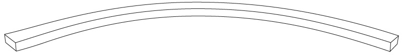 INTERNAL CURVED CORNICE - AIRO GLOSS